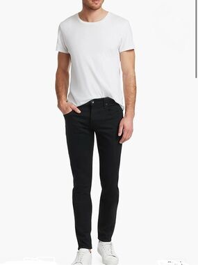 rag & bone Fit 1 Extra Slim Black Jeans